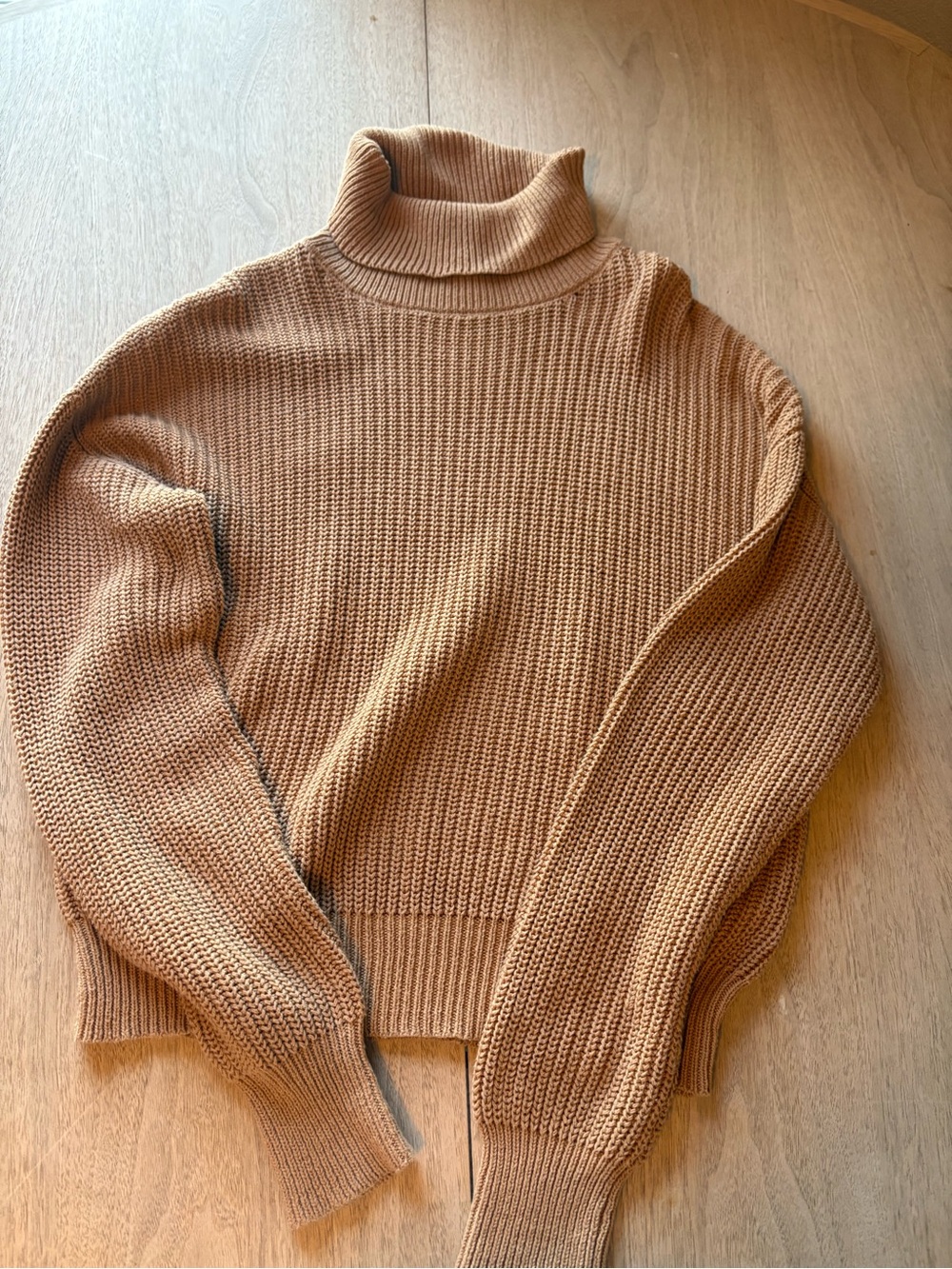 Turtleneck Sweater Camel Tan Fashion Nova Ribbed Long Sleeve Cozy Fall Winter